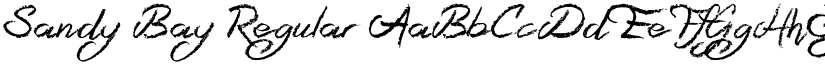 Sandy Bay Regular font