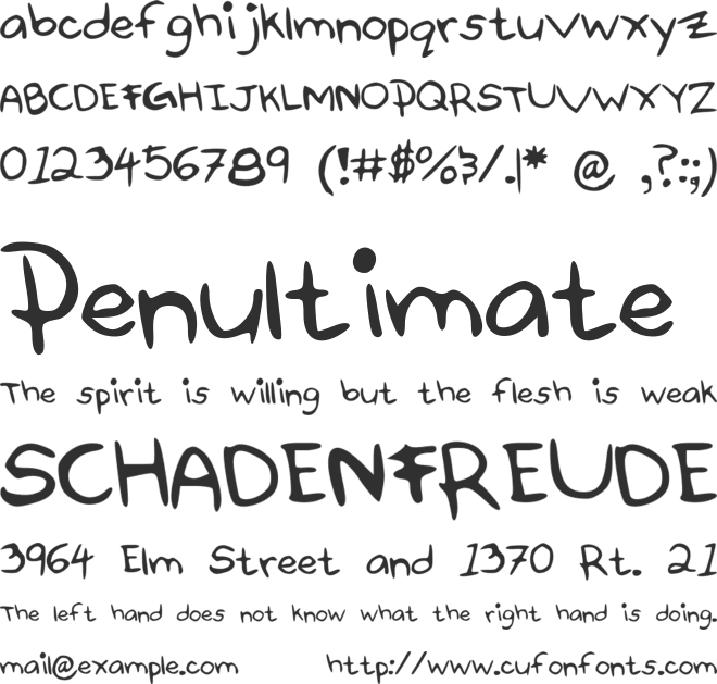 Some_Animal font preview