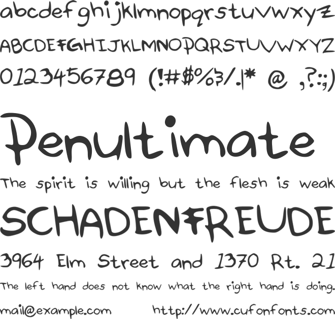 Some_Animal font preview