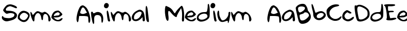 Some_Animal Medium font