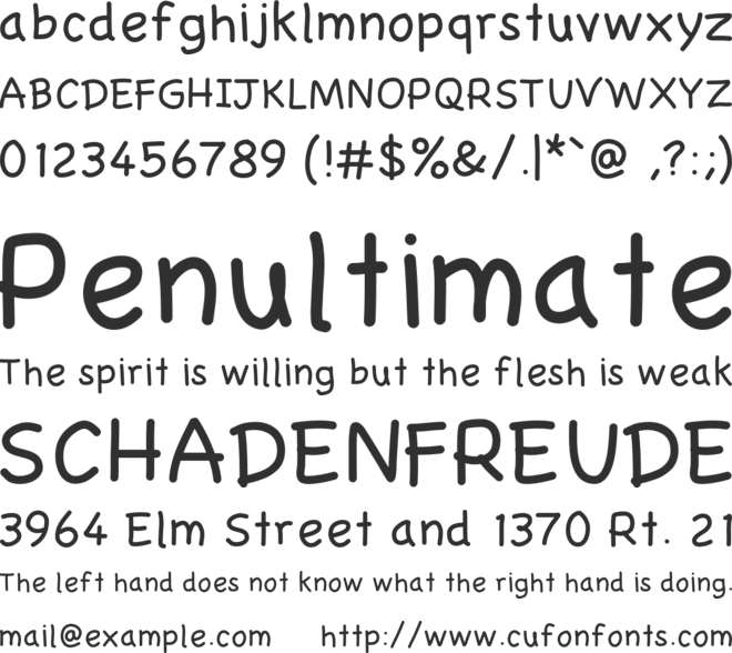Gaelle001 font preview