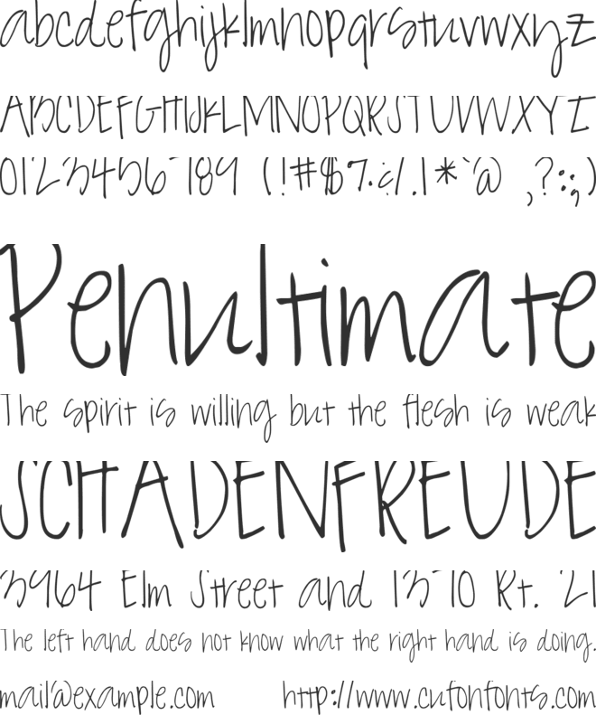 DAISY CHARMING font preview