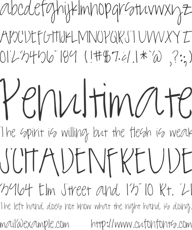 DAISY CHARMING font preview