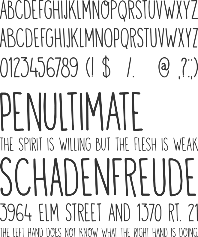 DK Visum font preview