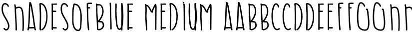 ShadesOfBlue font download