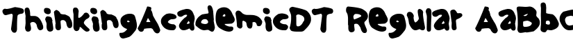 ThinkingAcademicDT font download