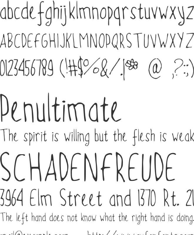 MNSUMMERBREEZE font preview
