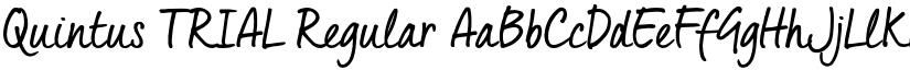 Quintus_TRIAL font download