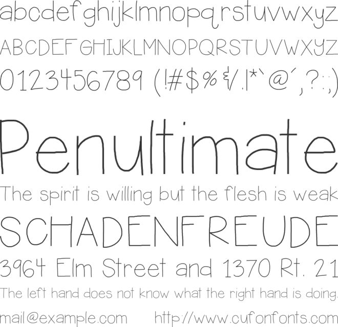 HelloEllie font preview