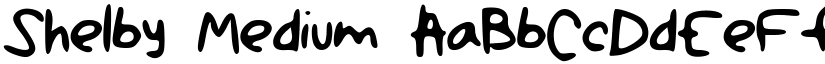 Shelby Medium font
