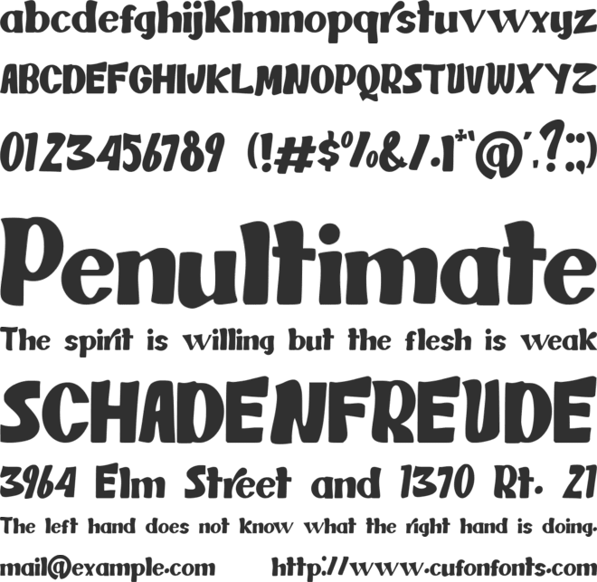 Pantelleria font preview