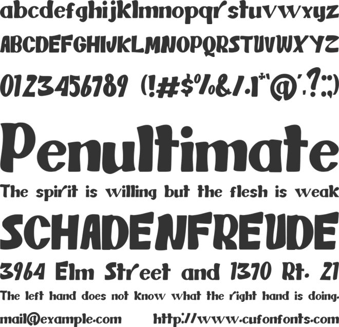 Pantelleria font preview