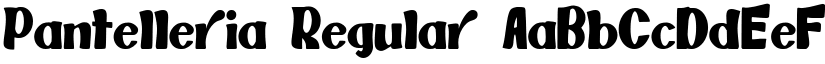 Pantelleria Regular font