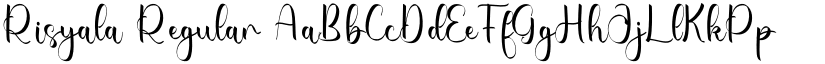 Risyala Regular font