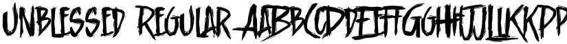 Unblessed font download