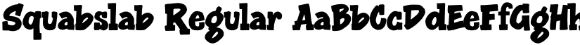Squabslab Regular font
