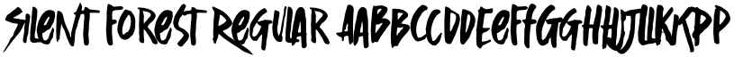 Silent Forest font download