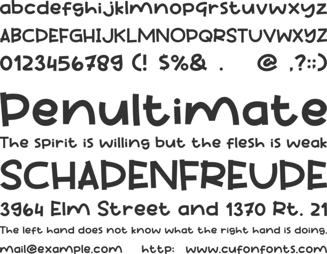 Crispy Samosa font preview