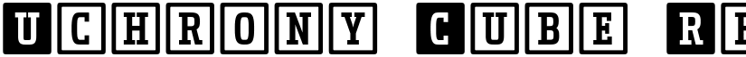 Uchrony Cube Regular font