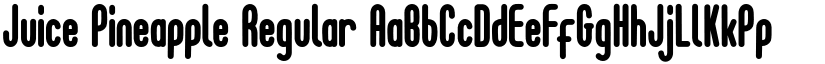 Juice Pineapple Regular font
