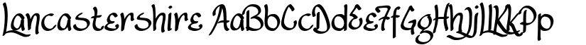 Lancastershire font download