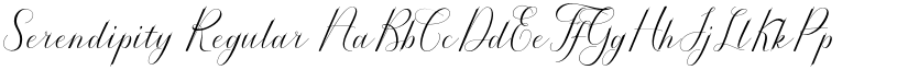 Serendipity font download