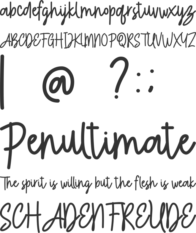 Play Ground DEMO font preview