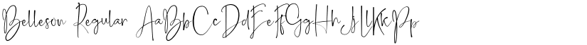 Belleson font download