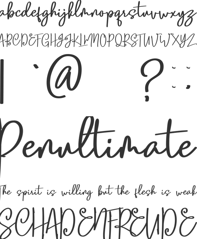 Lobsters Blush  free font preview