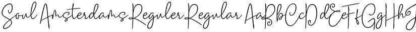 Soul Amsterdams Reguler Regular font