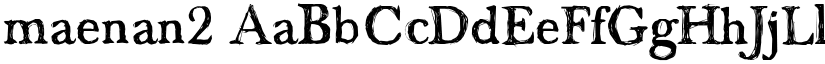 maenan2 font