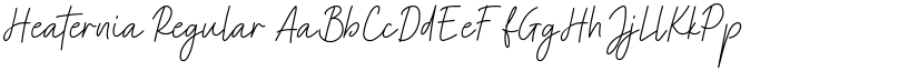 Heaternia font download
