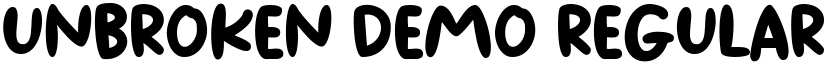 Unbroken Demo Regular font
