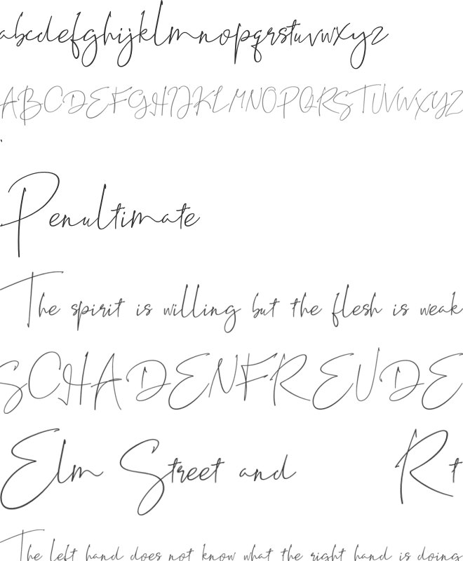 Best Deals font preview