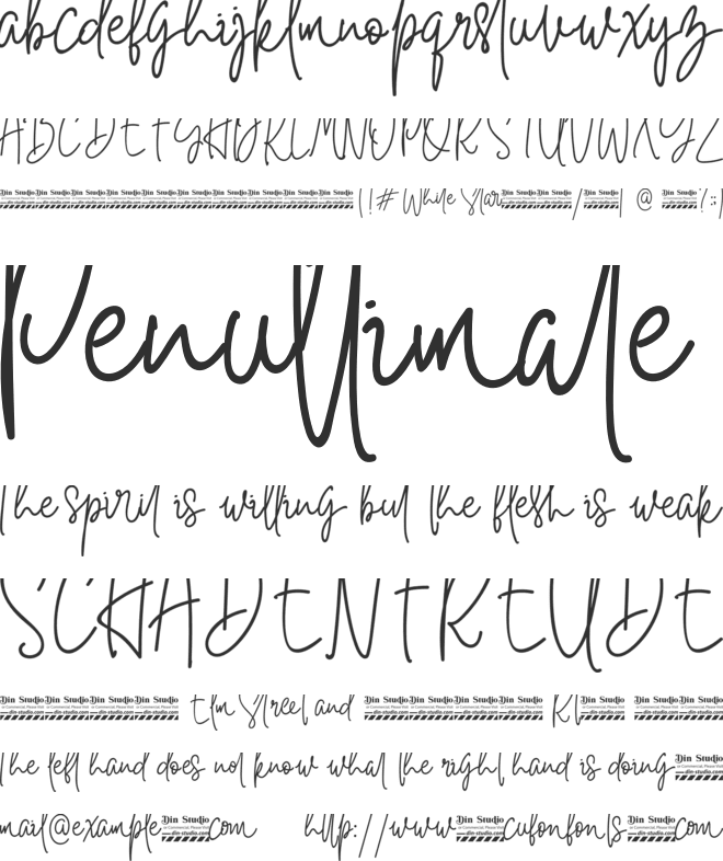 White Star Personal Use font preview