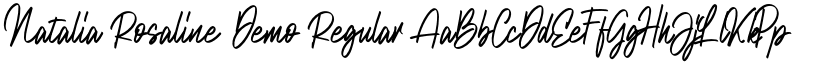 Natalia Rosaline Demo font download