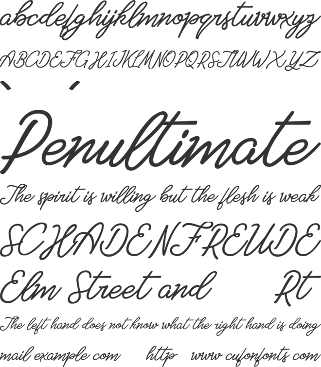 Star King font preview