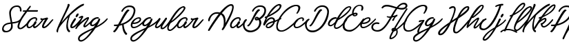 Star King font download