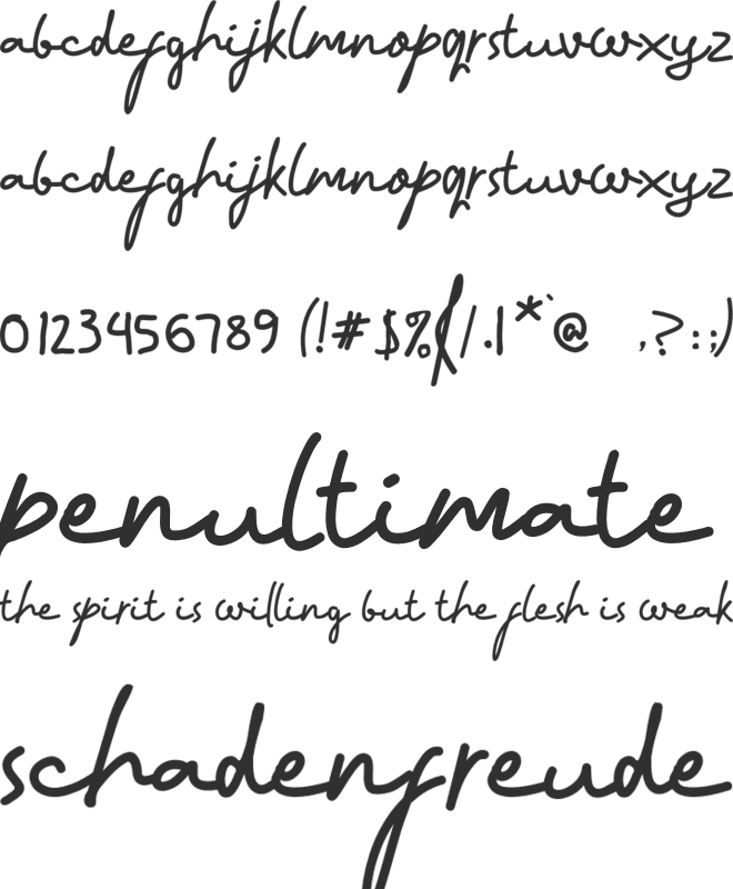hello churly demo font preview