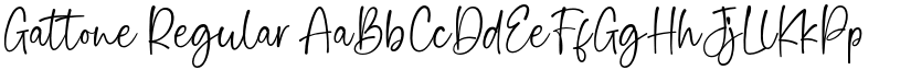 Gattone Regular font