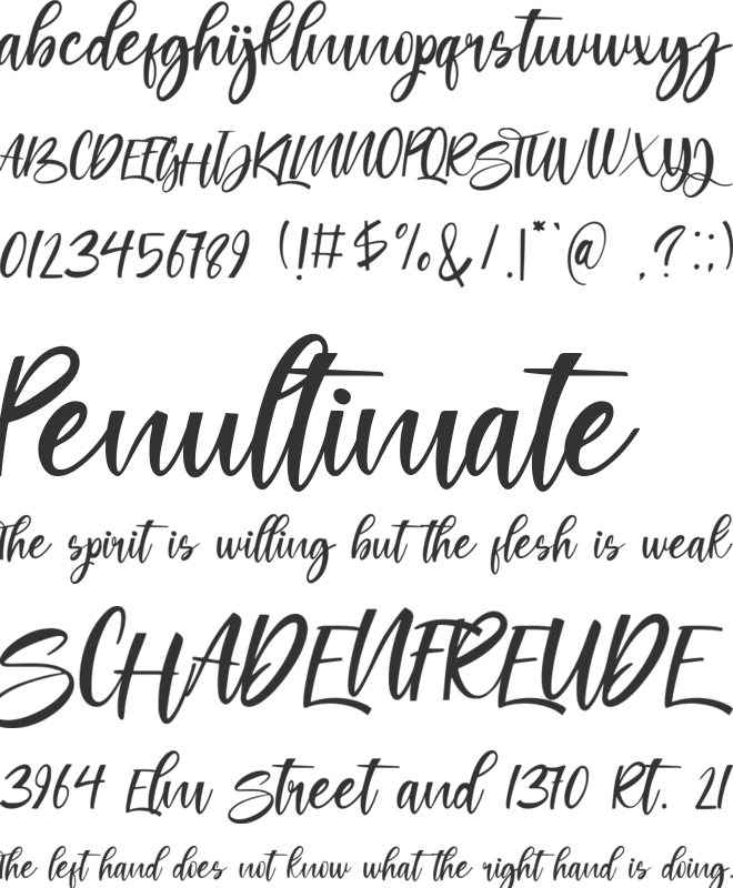 Koatalama font preview