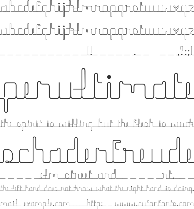 Herrliches Script font preview