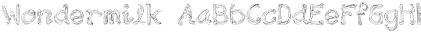 Wondermilk font download