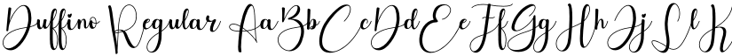 Duffino Regular font