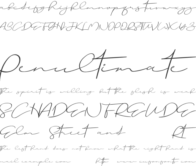 Hatching Love Demo font preview