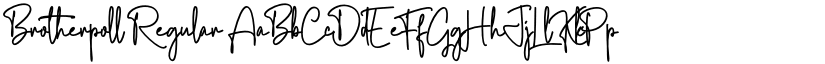 Brotherpoll font download