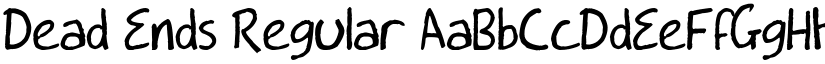 Dead Ends font download