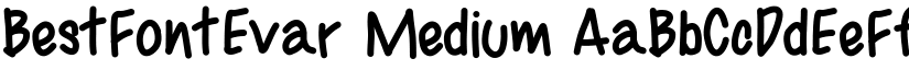 BestFontEvar Medium font