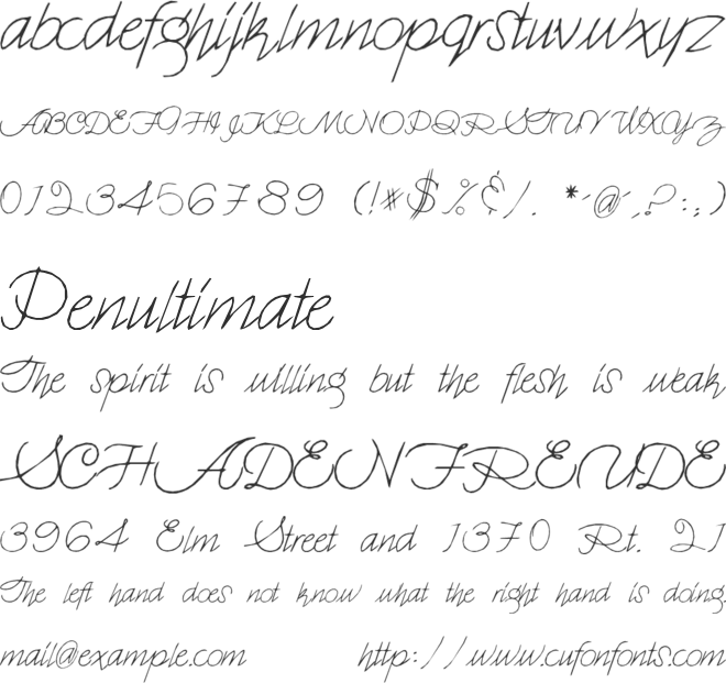 Holmes 001 font preview