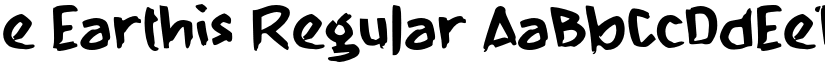 e Earthis Regular font
